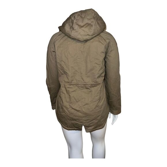 Collection B Juniors Faux-Fur-Lined White Pepper Hooded Anorak Jacket Sz XXL NWT - Picture 3 of 10